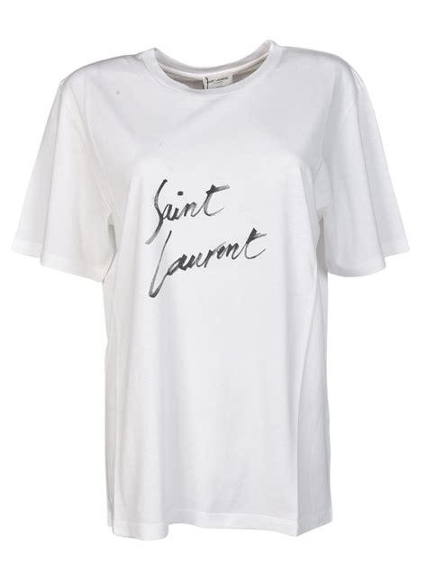 saint laurent white t shirt.